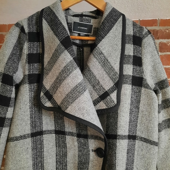 Le Chateau Light Wool Blend Coat - Picture 6 of 6